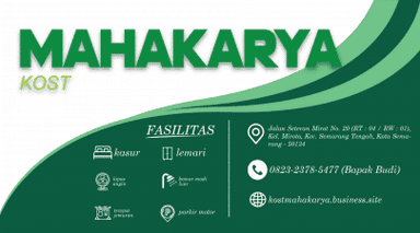 Kost Mahakarya Semarang Tengah Murah Aman Type 1