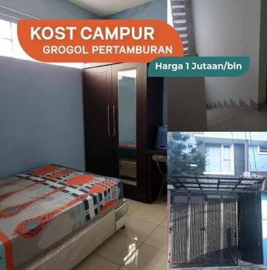 Kost Campur Mahasiswa Trisakti, Untar, Ukrida, Binus Kemangg Type 1