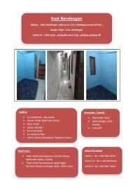 kamar kost bandengan, jakarta barat Type 1