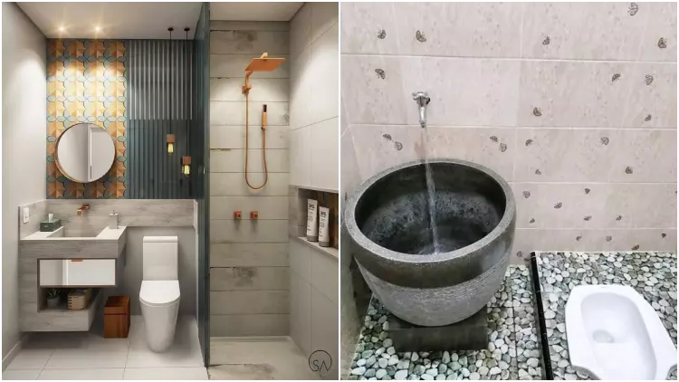 wc jongkok desain kamar mandi ukuran 1x1