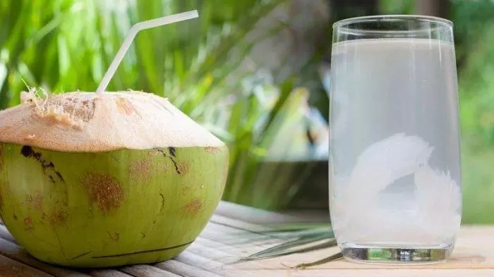 manfaat minum air kelapa