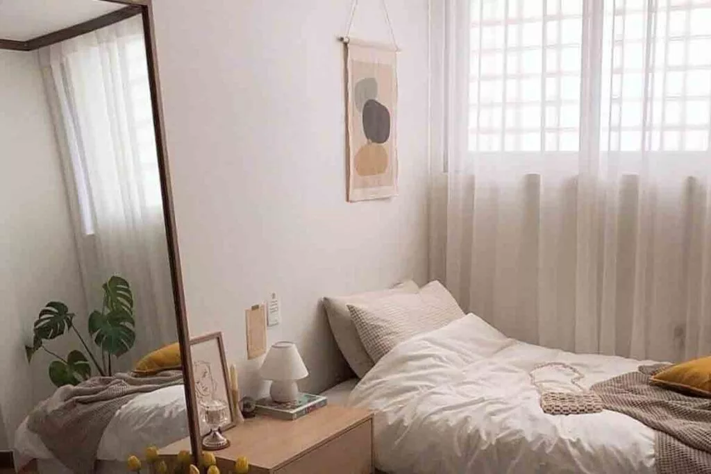 desain interior kamar tidur sempit