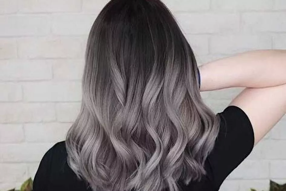 warna rambut ash grey
