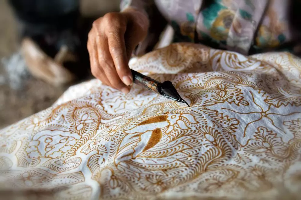 cara menggambar batik